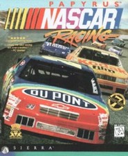 NASCAR Racing 1 + Manual MAC CD authentic driver track stock car race crash game picture
