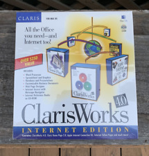Claris Works 4.0 Macintosh Internet Edition - old stock, new, in shrink wrap picture