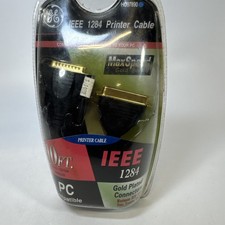 New GE MaxSpeed IEEE 1284 Printer Cable 10 ft DB25M CEN36M Parallel HO97890 10' picture