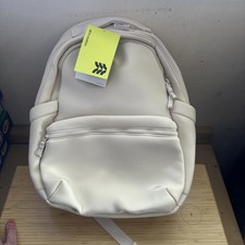 14L Faux Neoprene Backpack - All In Motion Cream: Water Repellent, Fits picture