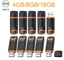 5/10 Pack 4GB,8GB,16GB USB 2.0 Flash Drive Memory Stick Thumb Drive Zip Drives picture