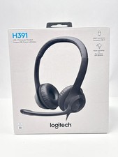 Logitech H391 USB-C Wired Stereo Headset Noise Canceling Mic Graphite picture