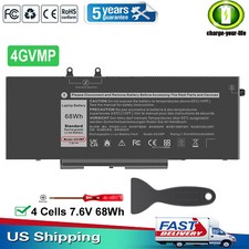 4GVMP Battery For Dell Latitude 5400 5500 Precision 3540 9JRYT C5GV2 Laptop 68Wh picture