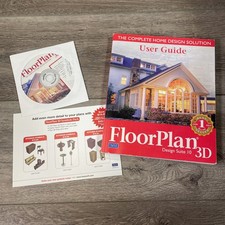 FLOOR PLAN 3D Version 10 PC CD-ROM & Manual IMSI 1997-2005 picture