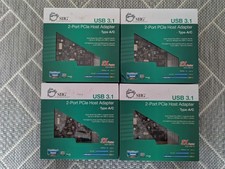 SIIG USB 3.1 2-Port USB Type-A/C PCIe Expansion Card - JU-P20A12-S1 - Lot of 4 picture