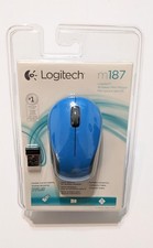 Logitech M187 Wireless Mini Mouse Blue picture