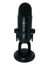 Logitech Blue Yeti USB Microphone Blackout- READ picture