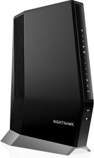 Netgear Nighthawk Cable Modem With Built-in WiFi 6 Router CAX80-100NAR - Black picture