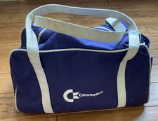Commodore Computer Satchel tote gym bag promotional Rare Vintage 1990s picture