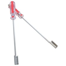 2Pcs Professional Bnc Screwdriver Tool Red Cold Rolled Steel Versatile Use picture