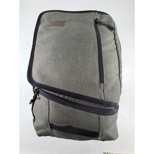 Timbuk2 Gray Canvas Laptop Backpack Red Stitching Commuter Bag OS picture