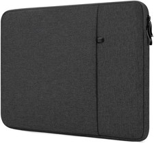 12-Inch Tablet Sleeve Case for Surface Pro, iPad, Water-Resistant | Black Bag picture