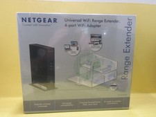 NETGEAR WN2000RPT Universal WiFi Range Extender 4-port WiFi Adapter New  picture