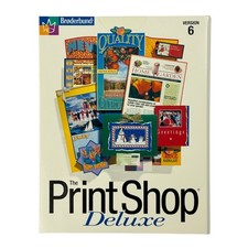 Brøderbund The Print Shop Deluxe Version 6 for Windows CD-ROM Software Suite picture