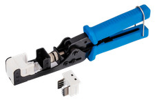 110 Punch Down Crimping Tool for RJ45 45° Keystone Jacks Cat5e Cat6 Crimper picture