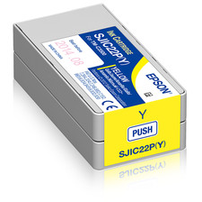 Genuine Epson Ink Cartridge SJIC22P(Y) (Yellow) for TM-C3500 New ColorWorks picture
