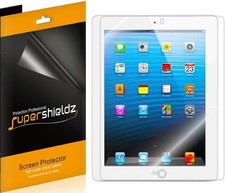 (3 Pack) iPad 4, 3, 2 Generation Screen Protector, High Definition Clear Shield picture