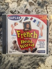 NEW Kaplan French For The Real World PC MAC CD kids learn UNOPENED picture