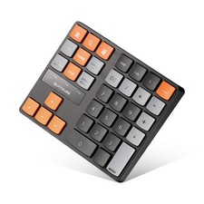 Bluetooth Numeric Keypad Wireless 35 Key Rechargeable Number Pad Laptop PC picture