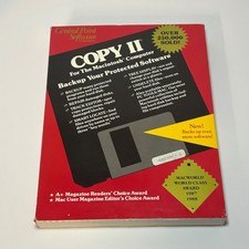 1988 COPY II Disk Tools Apple Macintosh Software Manual & Floppy Disk Ver 7.2 picture
