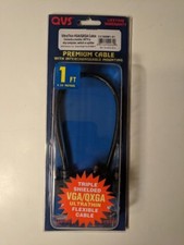 QVS CC388M1-01 Ultrathin VGA/QXGA Premium Cable 1ft  picture
