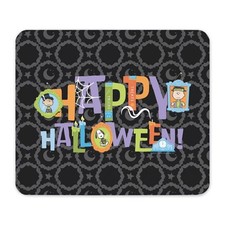 CafePress Peanuts Happy Halloween Mousepad  (1223768237) picture