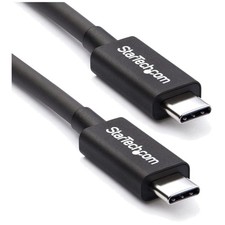StarTech Thunderbolt 3 Cable 2m, 20Gbps, 4K60, 100W, Black picture
