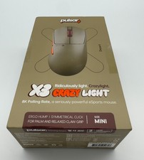 Pulsar X3 CrazyLight Mini 8K Wireless Gaming Mouse Desert PX3RCL103 picture