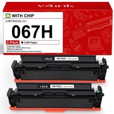 2 Pack Black 067H Laser Printer Toner Cartridges High Yield Compatible Canon picture