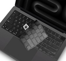 Premium Space Black Keyboard Cover for MacBook Pro 14/16 2023-2025 M3/M5 picture