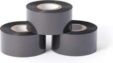 20 Rolls Date Coding Foil/Ribbon 1.18 x 328 (30mm x 100m) Black Thermal T... picture