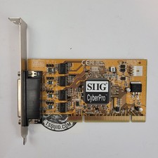 SIIG CyberPro PCI Parallel Port Serial Adapter Card LP-P40011 DB25 LPT Expansion picture