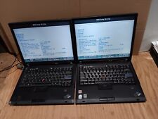 Lot of 2 IBM Lenovo Thinkpad T60 Laptops intel Core Duo 15