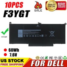 ⭕10PCS F3YGT Battery For Dell Latitude 12 13 14 E7280 E7480 7480 7490 7380 7390 picture