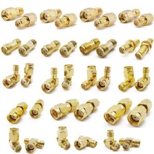 SMA Connectors kit 18 Type RPSMA Adapter Plug and Jack Straight and 90° SMA C... picture
