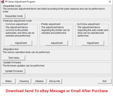 Service Program Epson PP-50, PP-50BD, PP-100, PP-100N, PP-100AP, PP-100II- picture