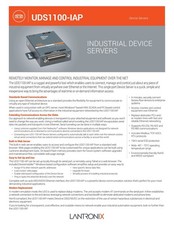 Lantronix UD1100IA2-01 External Device Server Supports RS-232, RS-422 and RS-485 picture
