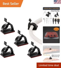 Adjustable Cable Holder Clips - 50Pcs, Perfect for Home and Office Organization picture