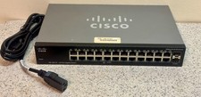 CISCO SG 102-24 Network 24 Port Gigabit Switch with Power Cord working picture