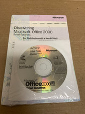 Discovering Microsoft Office 2000 Small Business with key- New Sealed picture