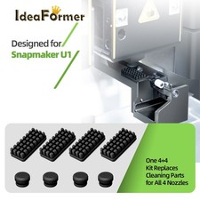 U1 Nozzle Wiper Brush & Anti-Leak Pad Set for Snapmaker U1 3D Printer picture