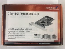 2 Port PCI-Express SATA Card StarTech PEXSATA22 NIB (T4) picture