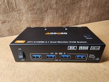 AooCoo 8K Dual HD/USB 3.0 KVM Switch KVM8202DH picture