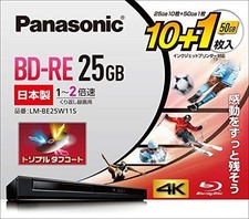 Panasonic LM-BE25W11S 2x Speed Blu-ray Disc Rewritable 25GB 10 Pack and 50GB 1 picture
