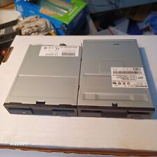 Lot 2x TEAC & ALPS 3.5 Internal Floppy Drive Desktop  Black Front 1.44MB Cleaned picture