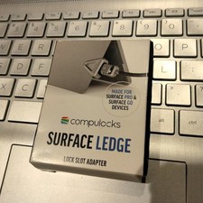 2 Compulocks Microsoft Surface Pro & Go T-bar Lock Adapter SFLDG01 Ledge Slot picture