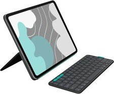 Logitech Flip Folio Bluetooth Keyboard Case for iPad Pro/Air 11 picture