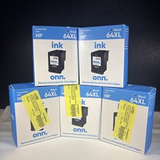 5 BOXES OF ONN Compatible Ink Cartridge Black 62XL Sealed Box NEW EXP 2025 picture