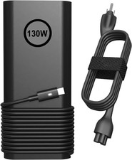 130W USB Type C Laptop Charger Compatible with Dell XPS 15 17 9500 9510 9520 953 picture