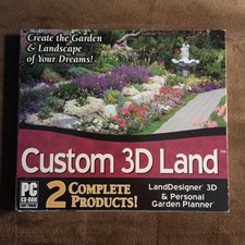 Custom 3D Land PC CD-ROM 2005 LandDesigner 3D & Personal Garden Planner ValuSoft picture